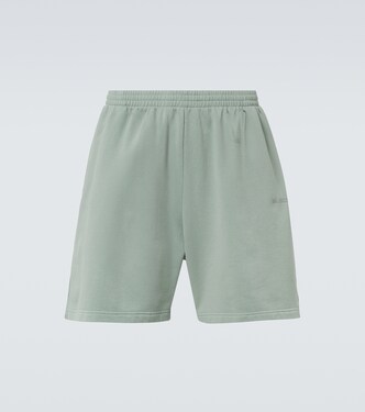 Logo cotton jersey shorts | Balenciaga
