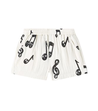 Note cotton muslin shorts | Mini Rodini