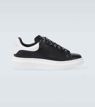 Oversized leather sneakers | McQueen