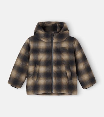 Hilo checked puffer jacket | Molo