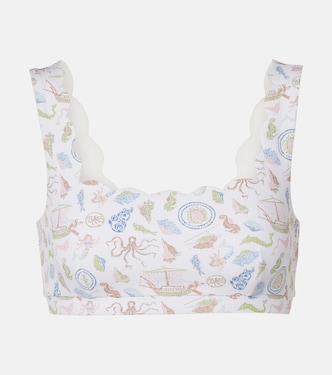 Palm Springs scalloped bikini top | Marysia