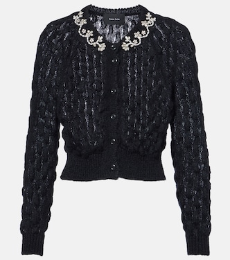 Embellished mohair-blend cardigan | Simone Rocha