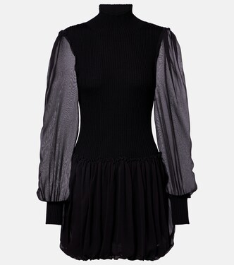 Robe en laine et soie | Frame