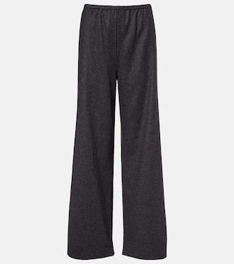 Austin wool and cashmere wide-leg pants | Asceno