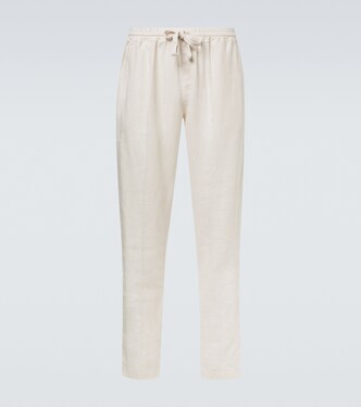 Hose Bonifacio aus Leinen | Fedeli