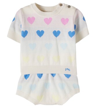 Baby Pinpilin cotton sweater and shorts set | The New Society