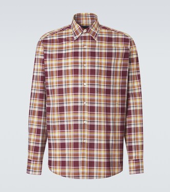 Plaid cotton shirt | Prada