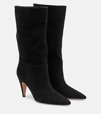 Elise suede mid-calf boots | Gianvito Rossi