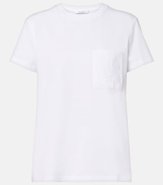 T-shirt Monogram en coton | Max Mara