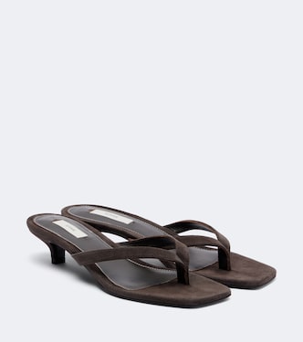 Suede thong sandals | Toteme