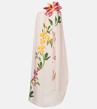 Robe midi Garden Terrace en lin | Farm Rio