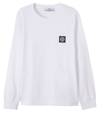Compass cotton sweatshirt | Stone Island Junior