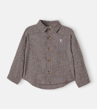Chee striped cotton-blend shirt | Donsje