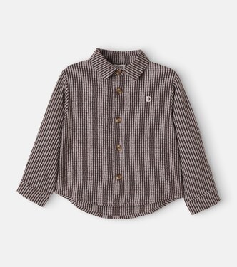 Chee striped cotton-blend shirt | Donsje
