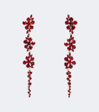 Crystal-embellished drop earrings | Simone Rocha