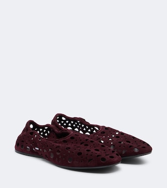 Vienne suede ballet flats | Alaïa