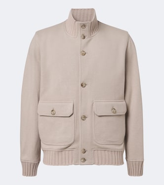 Cashmere bomber jacket | Fedeli