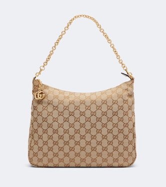Lady Lunetta Medium GG canvas shoulder bag | Gucci