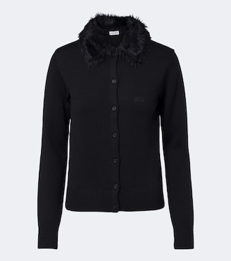 Double L wool cardigan | Loewe