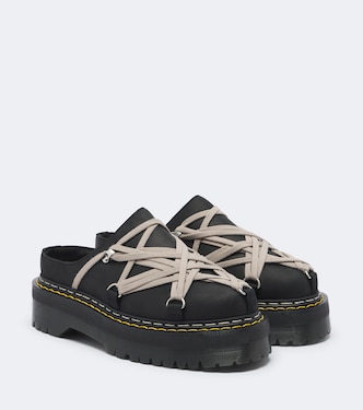 x Dr. Martens – Mules DRKSHDW in pelle | Rick Owens