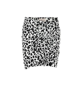 Minifalda de punto elastizado estampada | Alexandre Vauthier