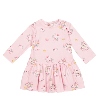 Baby floral jersey dress | Monnalisa