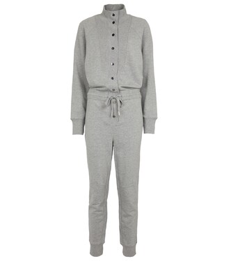 Finn buttoned cotton jumpsuit | Veronica Beard