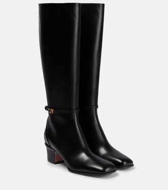 Leather knee-high boots | Valentino Garavani