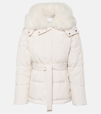 Daunenjacke mit Shearling | Yves Salomon