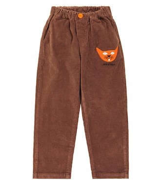 Cat cotton corduroy pants | Jellymallow