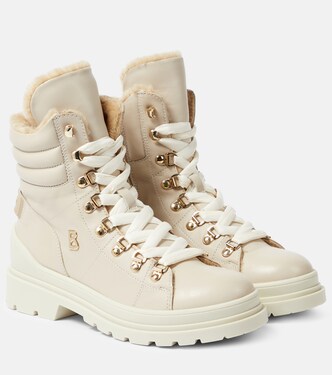 Shearling-lined leather boots | Bogner