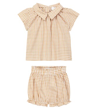 Baby Miki cotton top and shorts set | C'era Una Volta