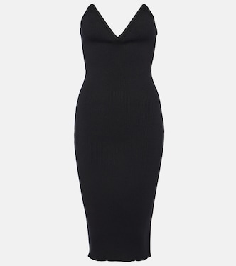 Bustier knit midi dress | Coperni