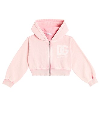 Logo cotton jersey hoodie | Dolce&Gabbana Kids
