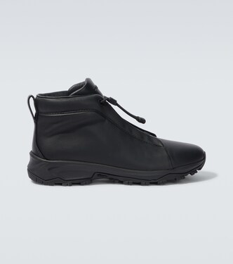 Triple Stitch Vetta leather sneakers | Zegna