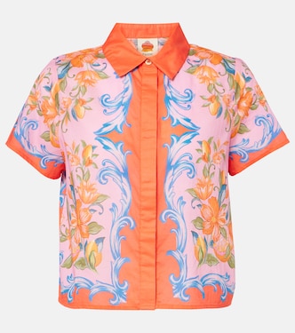 Sicily floral cotton shirt | Farm Rio