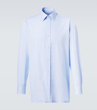 Cotton poplin shirt | Charvet