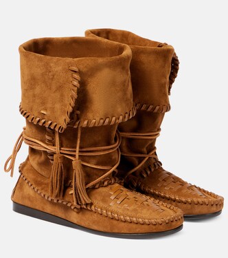 Ankle Boots Winki aus Veloursleder | Isabel Marant