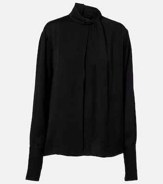 Draped silk satin blouse | Tom Ford