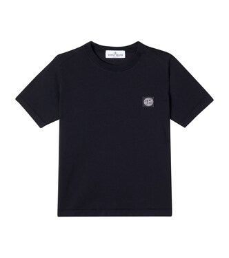 Compass cotton jersey T-shirt | Stone Island Junior