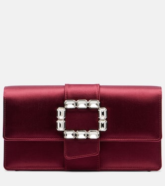 Maycapjou embellished satin clutch | Manolo Blahnik