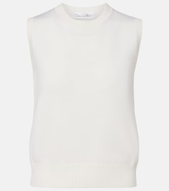 Virgin wool sweater vest | Oscar de la Renta