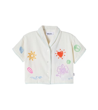 Rosalle embroidered cotton shirt | Molo