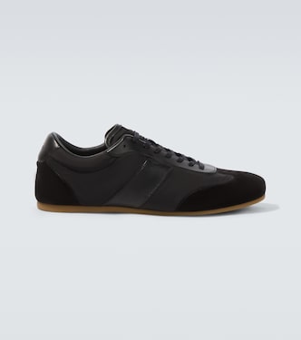 Soft suede-trimmed sneakers | Lemaire