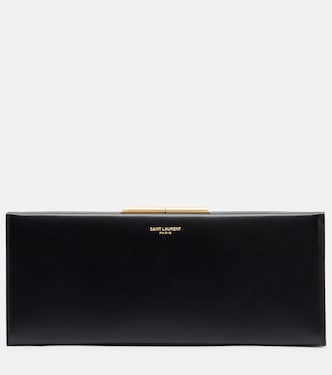 Midnight Small leather clutch | Saint Laurent