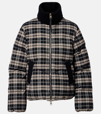 Bryony checked flannel puffer jacket | Varley