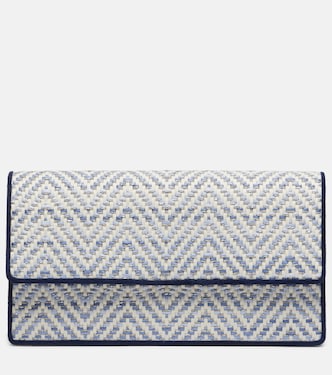 Capripla raffia clutch | Manolo Blahnik