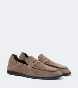 Suede penny loafers | Brioni