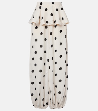 Polka-dot balloon pants | Adriana Degreas