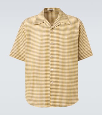 Gingham cotton shirt | Auralee